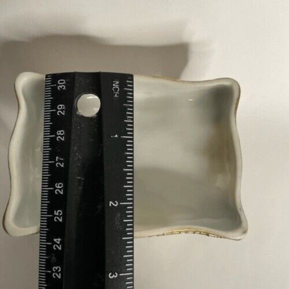 Nippon Trinket Box Piano Bench Style Rectangular 4 Legs Hand Painted 2.5" X 3.5" - Picture 6 of 13